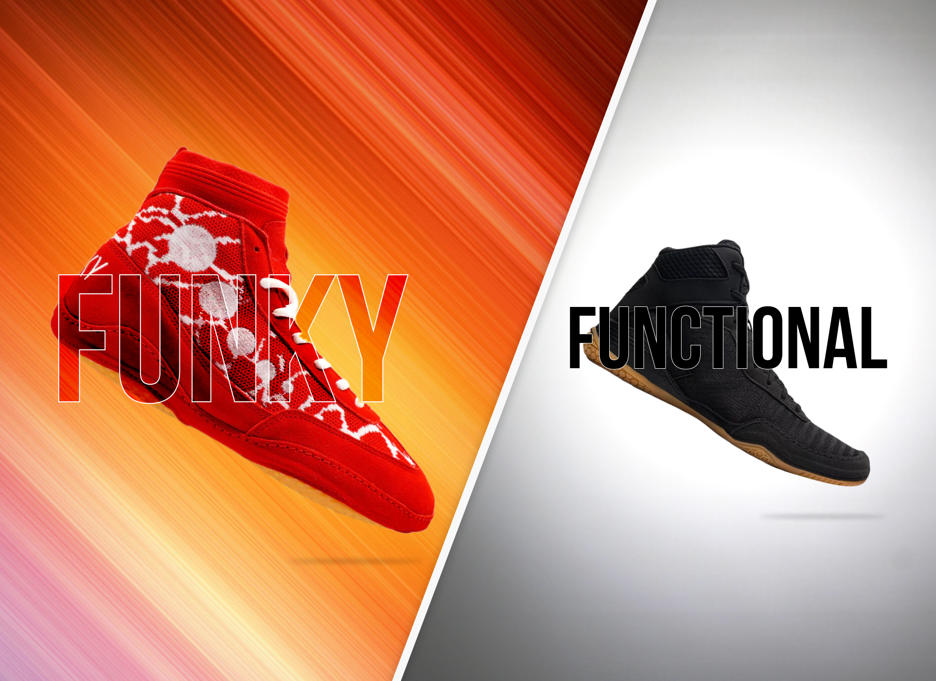 Funky vs. Functional: Striking the Balance in Wrestling Shoes Design - Funky Flickr Boyz Wrestling Gear