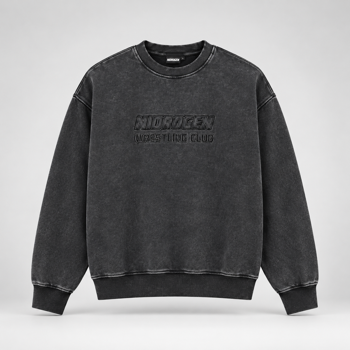 VintageWash Crewneck - Nidrogen Wrestling Club