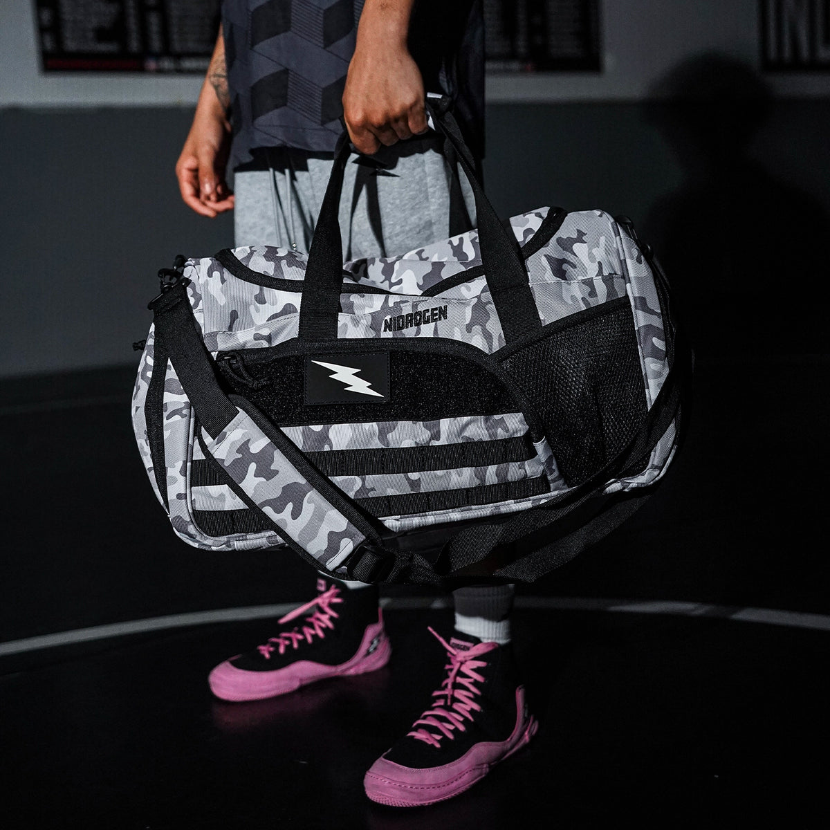 Mission Wrestling Duffle Bag - Light Camo