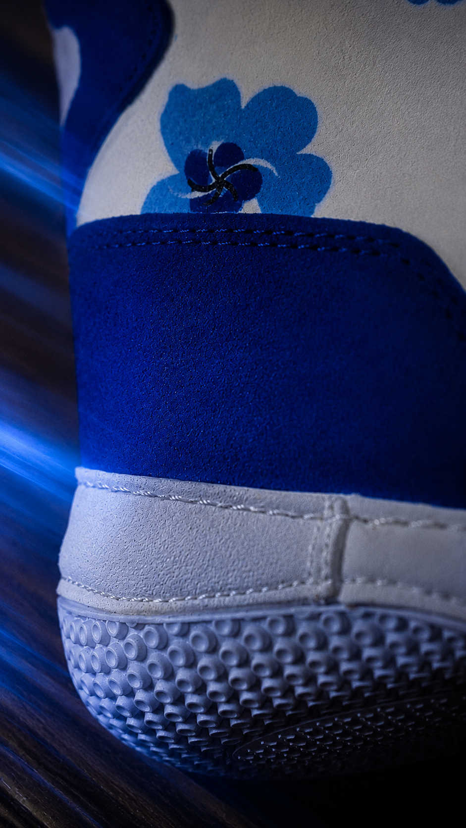 Gen One Blue Shrine 1 of 1 Wrestling Shoes
