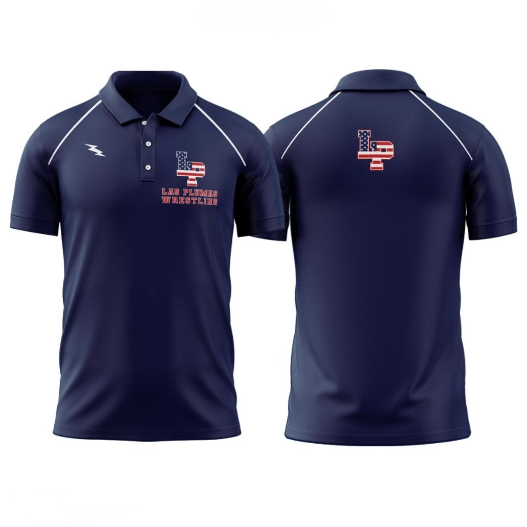 DriCore Polo- Las Plumas Blue