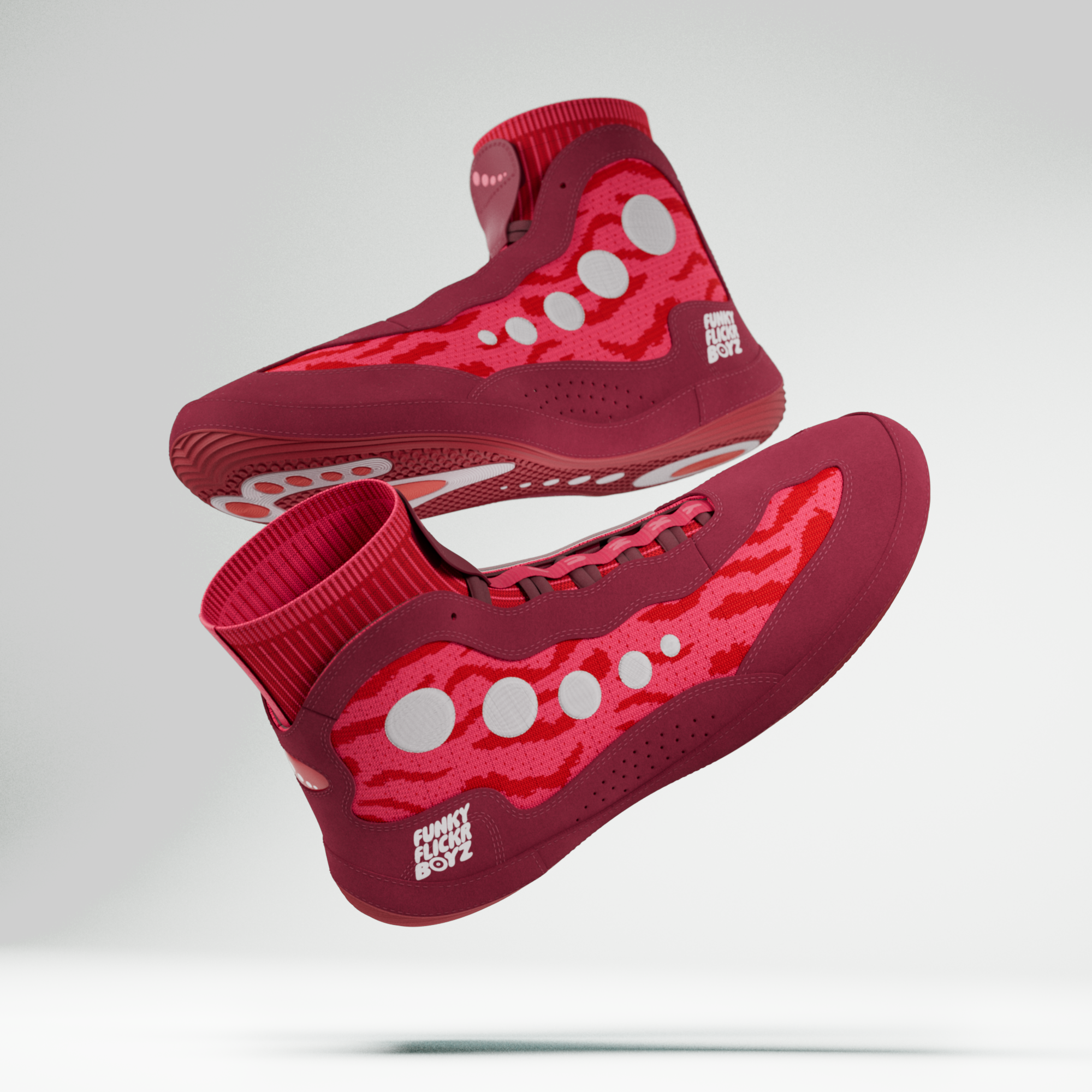 FFB Postlude "Blush" Wrestling Shoes