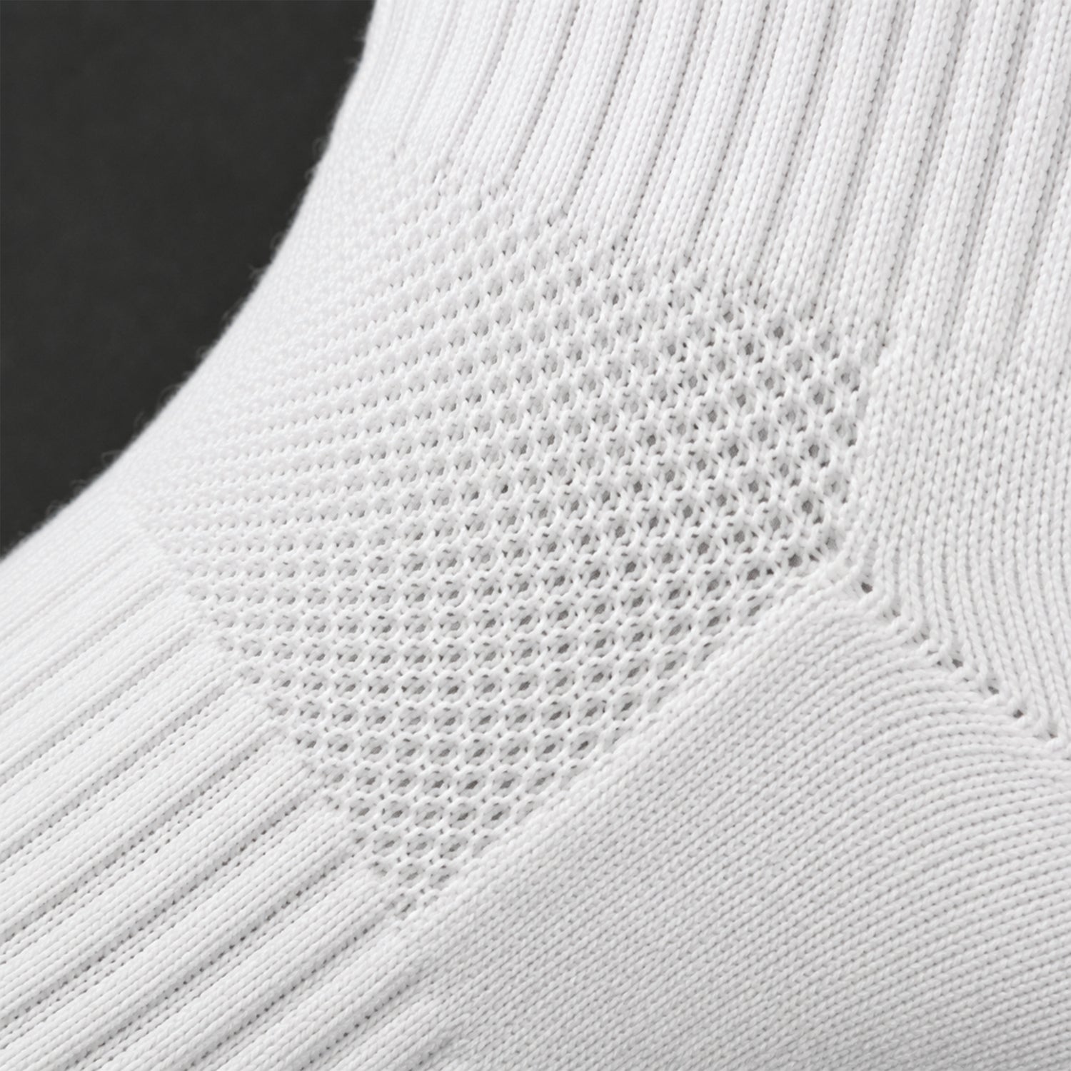 FunkFit White Crew Socks (6-Pack)
