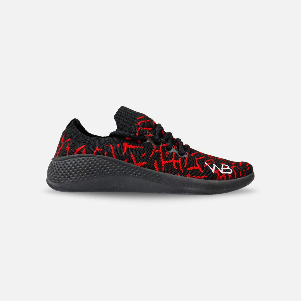 WB Lowrunner Training Shoe "Black Widow" - Wrestle Boutique