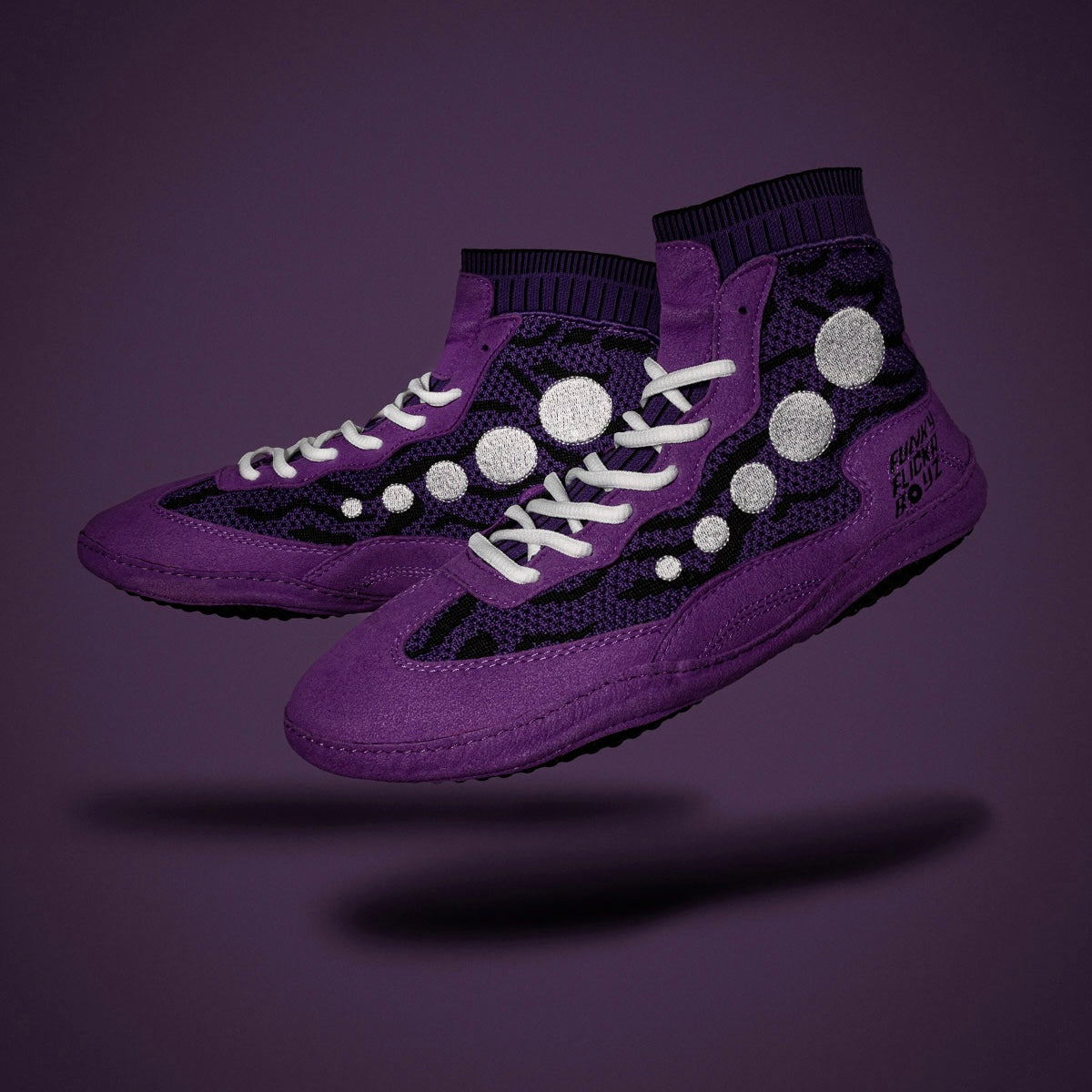 FFB Interlude "Grape" Wrestling Shoes - Funky Flickr Boyz Gear