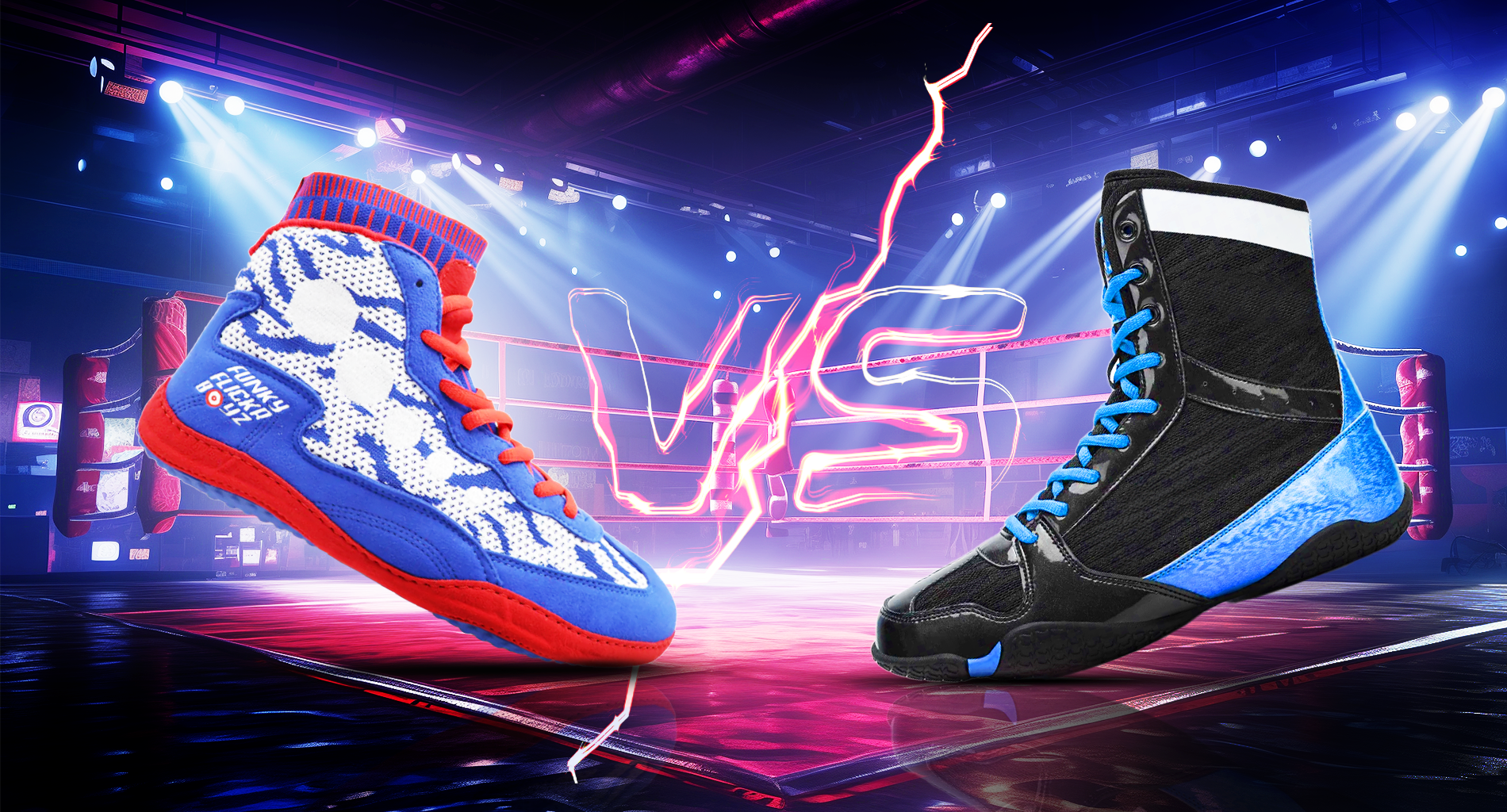 Kickin' It Right: High-Top vs Low Top Wrestling Shoes - funky flickr boyz