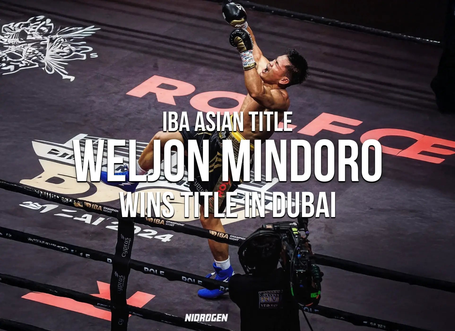 Weljon Mindoro Wins IBA Asian Title in Dubai