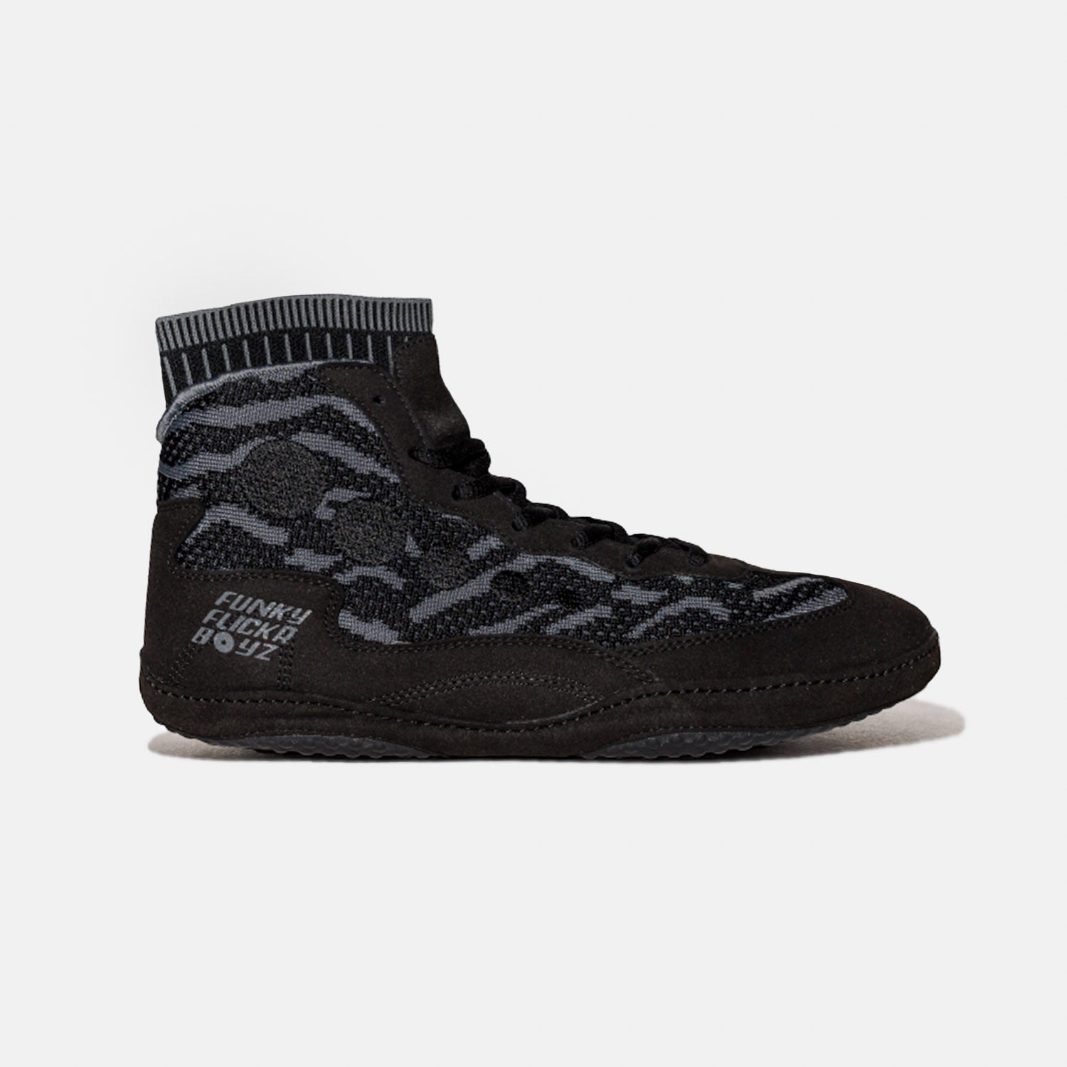 FFB Interlude "Blackout" Wrestling Shoes - rare wrestling shoes
