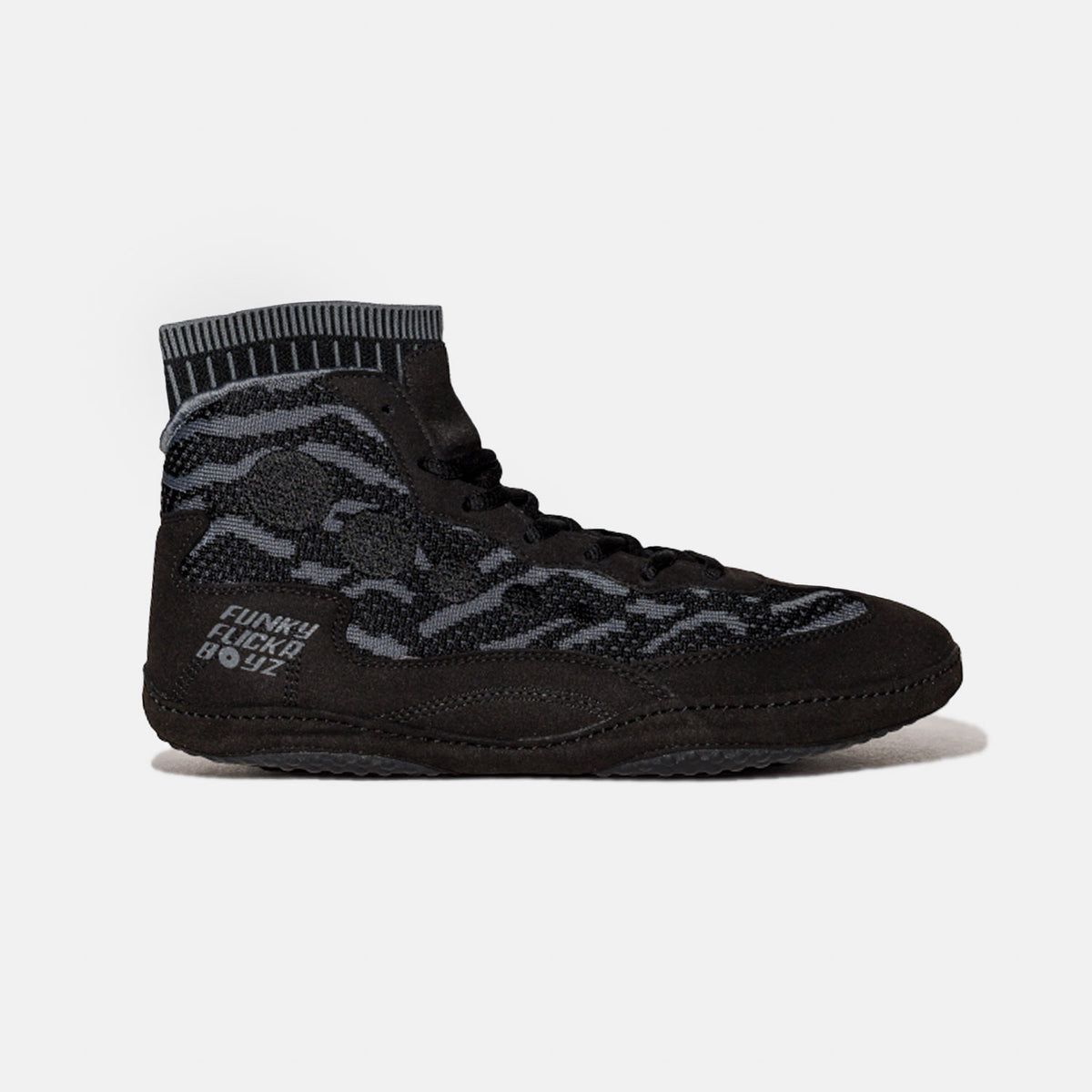 FFB Interlude &quot;Blackout&quot; Wrestling Shoes - rare wrestling shoes