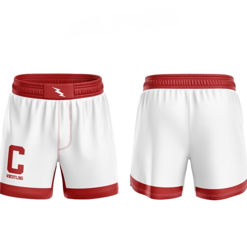 Core Fight Shorts - Chico White