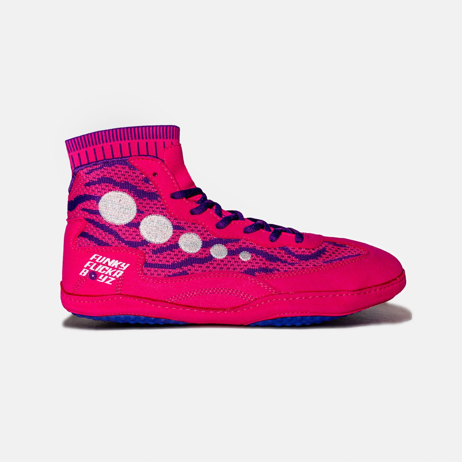 FFB Interlude "Fuchsia" -  purple wrestling shoes