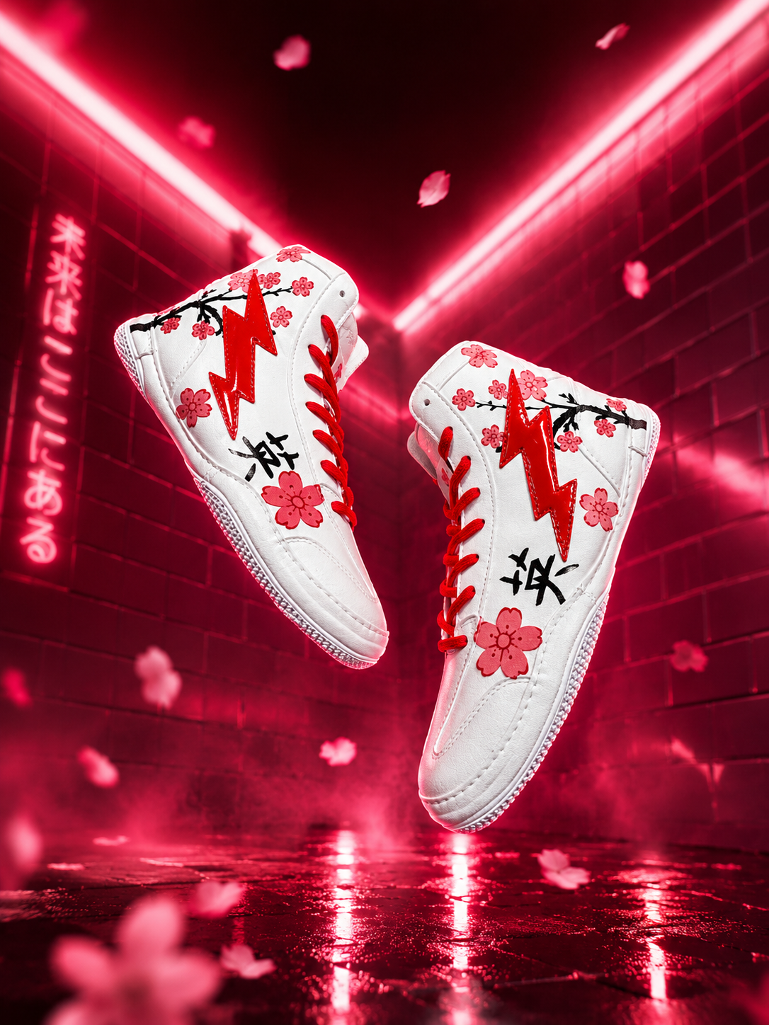 Gen One Tokyo Bloom 1 of 1 Wrestling Shoes