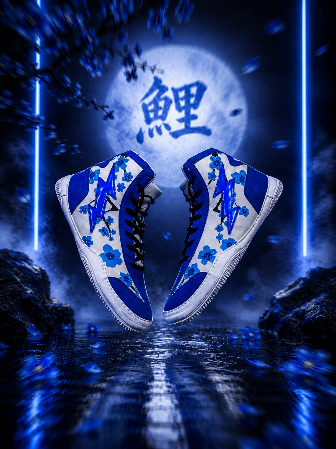 Gen One Blue Shrine 1 of 1 Wrestling Shoes