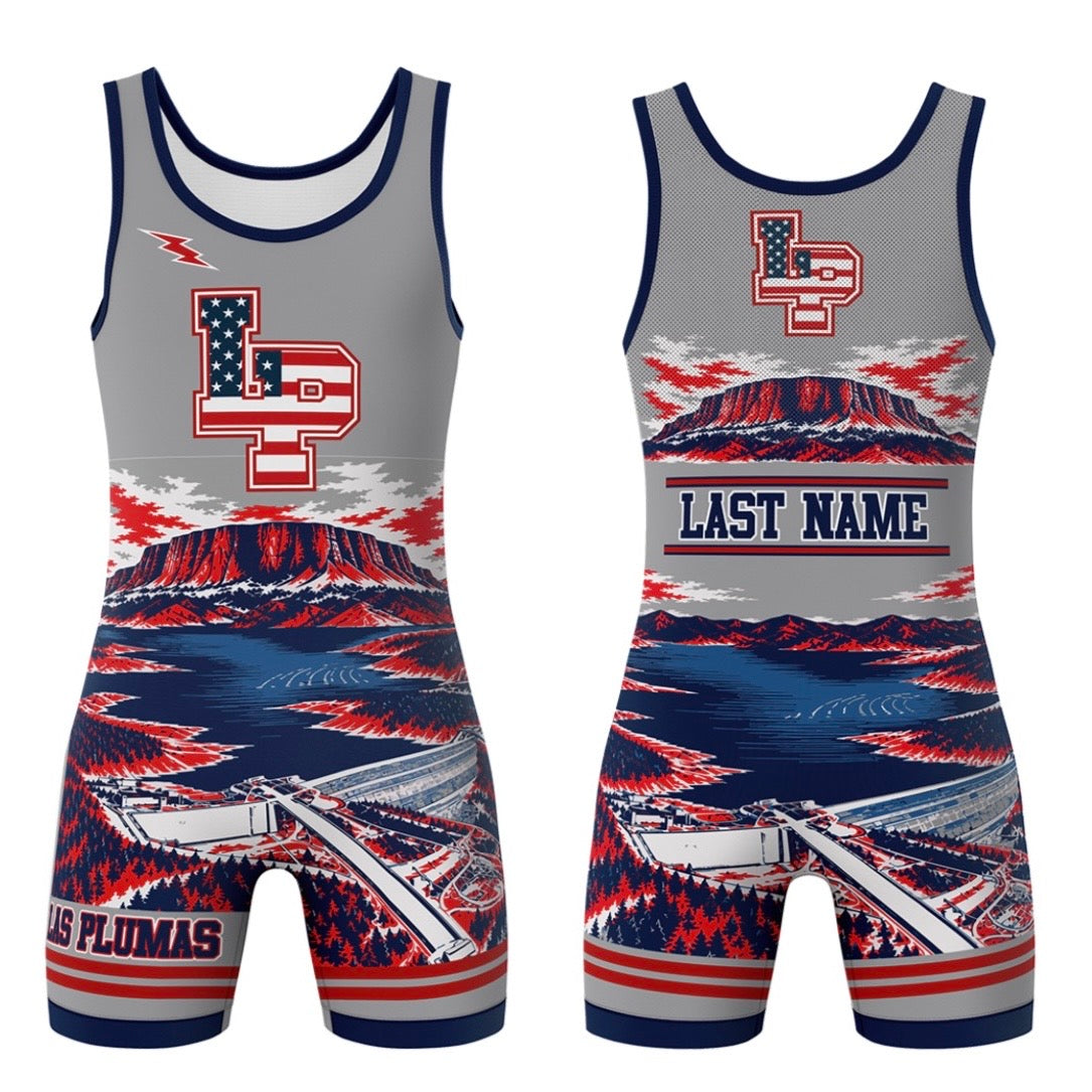 MeshCore Custom Singlet - Las Plumas Grey