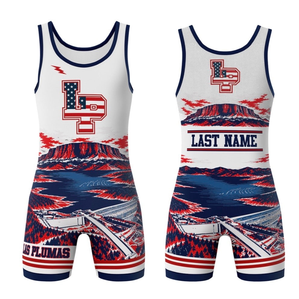 MeshCore Custom Singlet - Las Plumas White