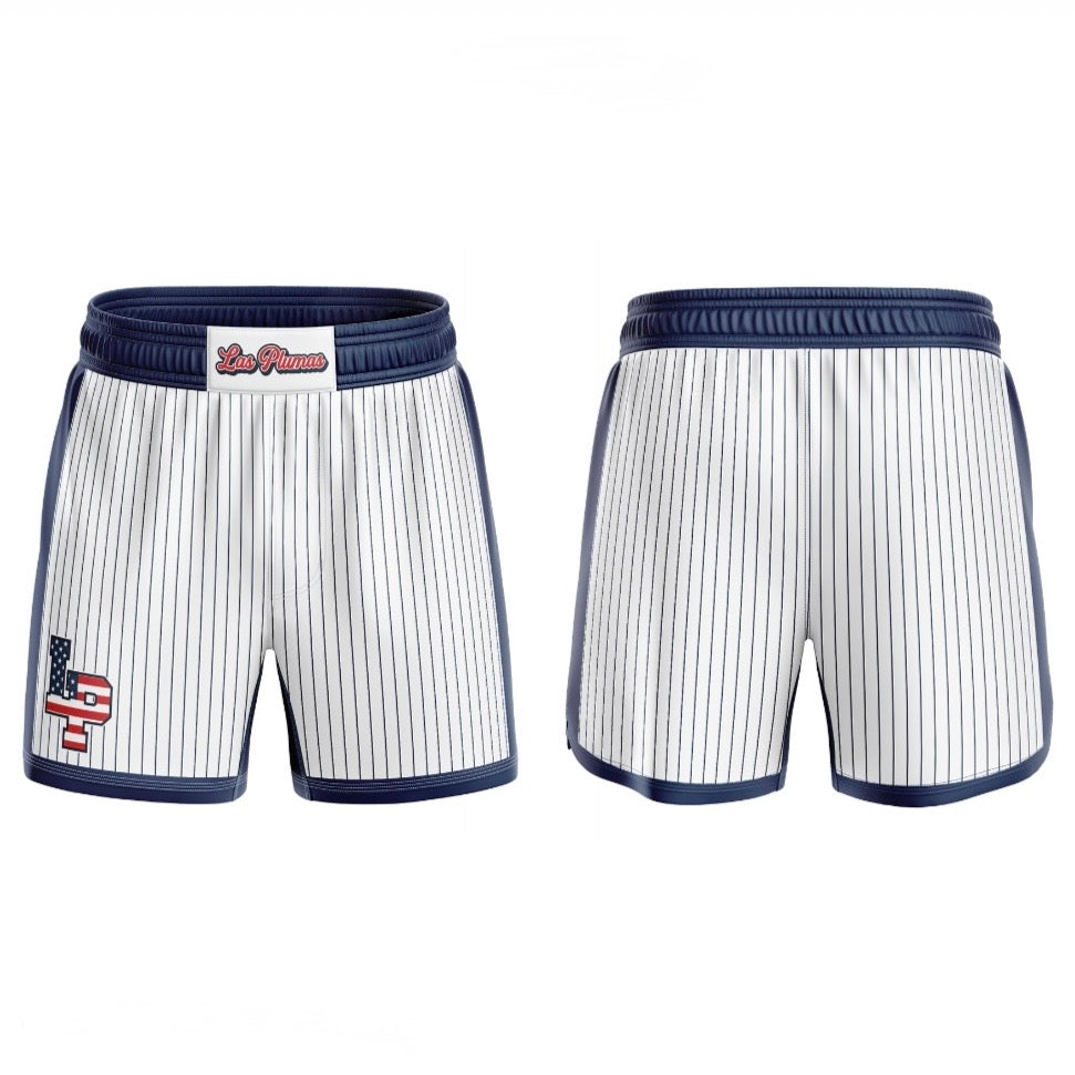 Core Fight Shorts - Las Plumas Stripe