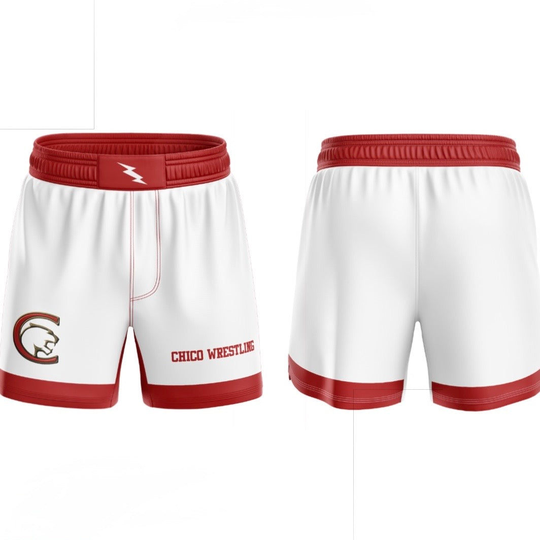 Core Fight Shorts - Chico White