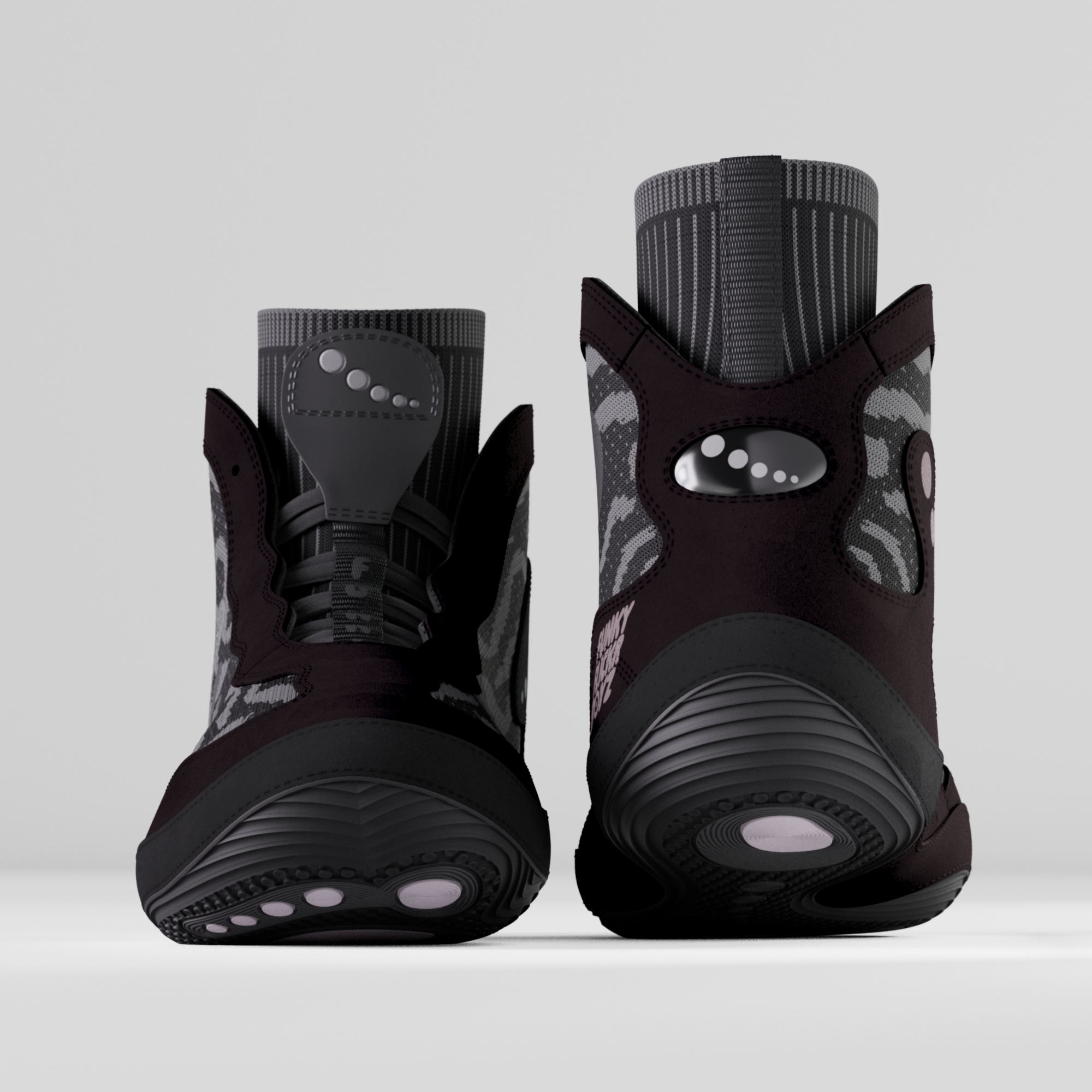 Postlude Obsidian Wrestling Shoes