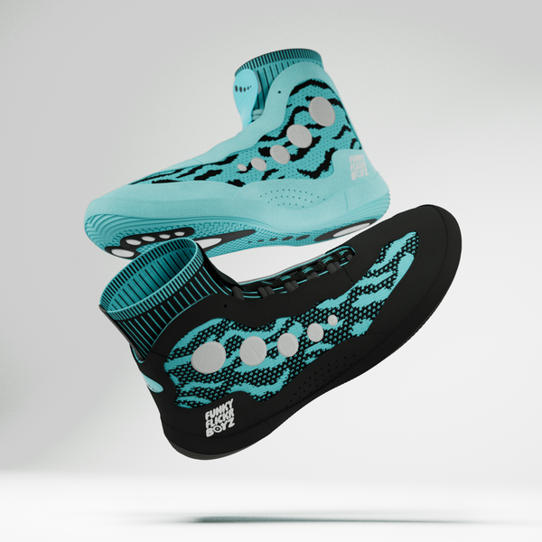 FFB Postlude "Tron" Wrestling Shoes