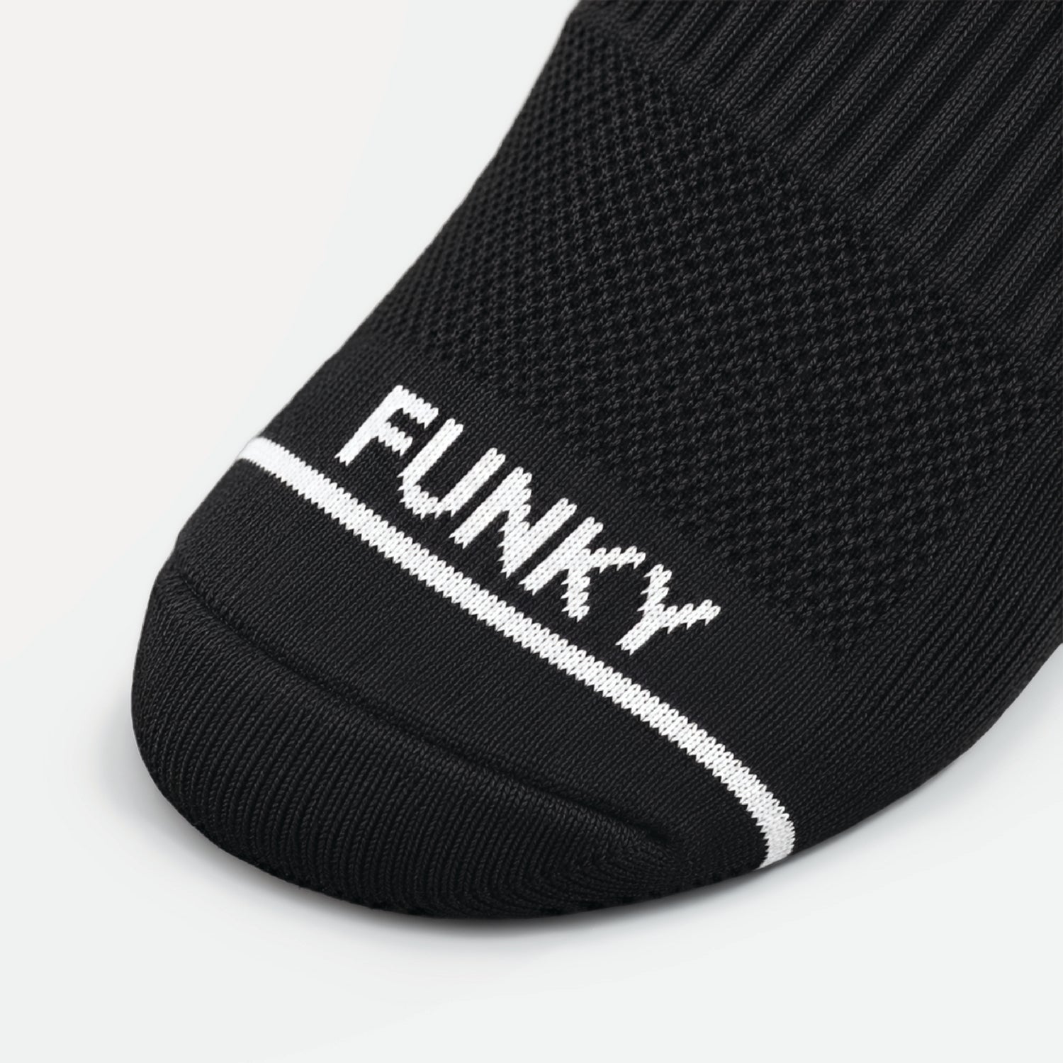FunkFit Black Crew Socks (6-Pack)