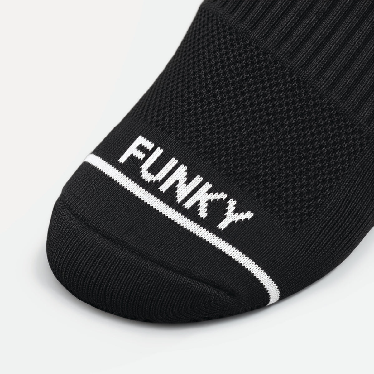 FunkFit Crew Socks (6-Pack, Black)