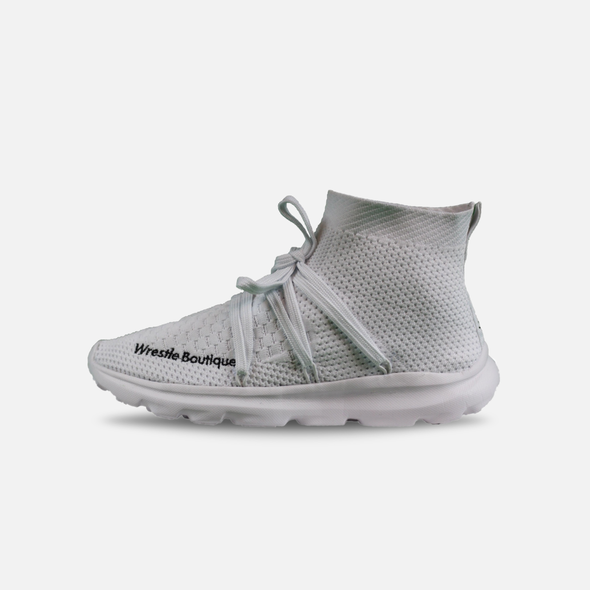 WB Funkrunner Training Shoe &quot;Tri-White&quot; - Wrestle Boutique