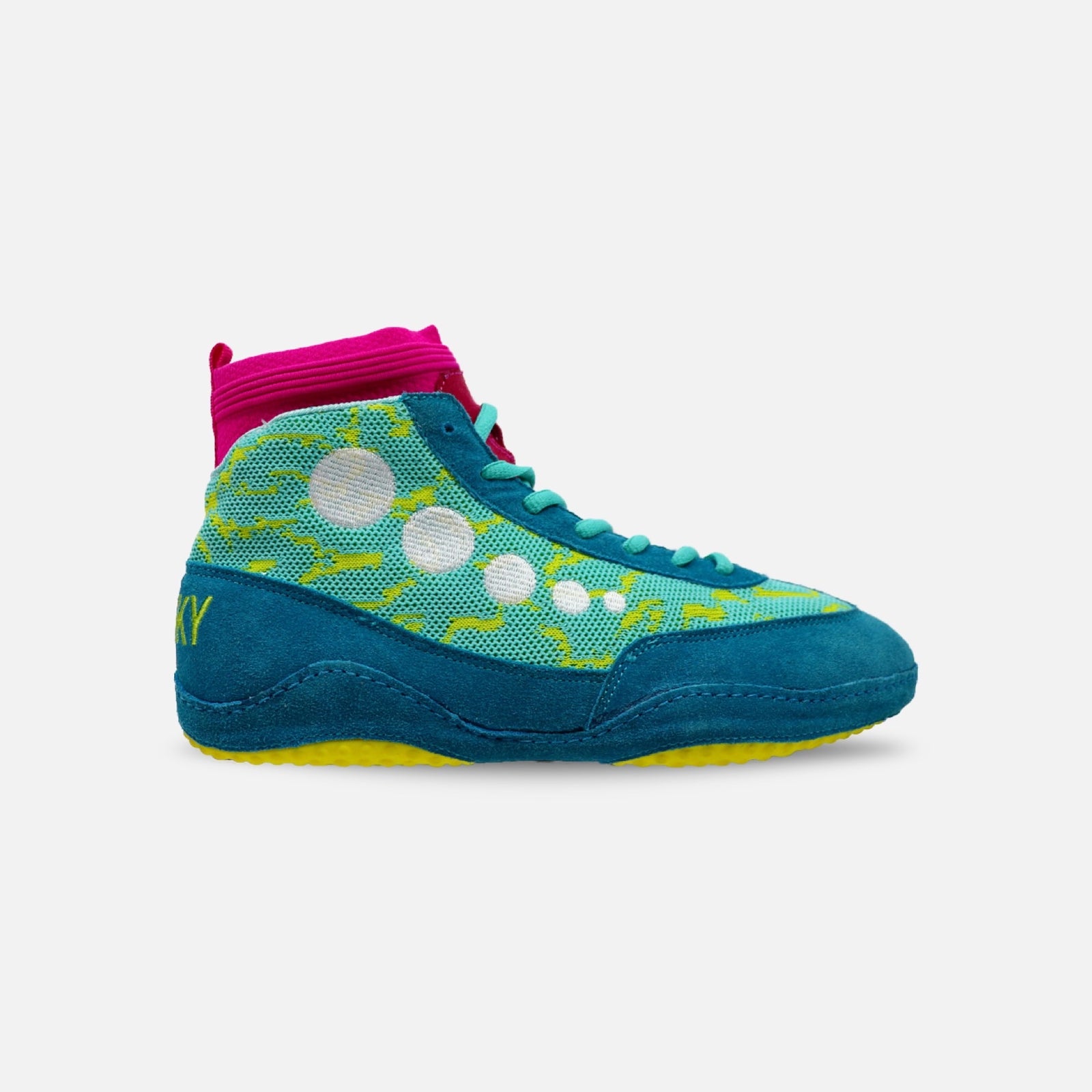 FFB Prelude "Teals" Wrestling Shoes - Funky Flickr Boyz Gear