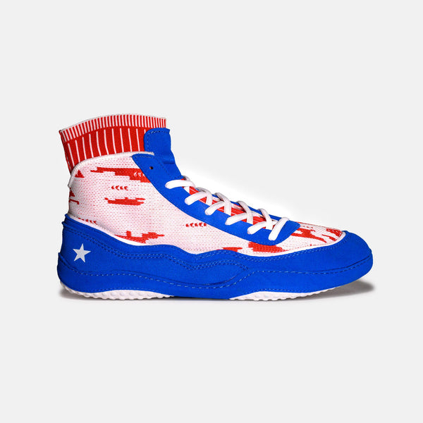 WB4.0 "Star Spangled Banner" Wrestling Shoes - Wrestle Boutique