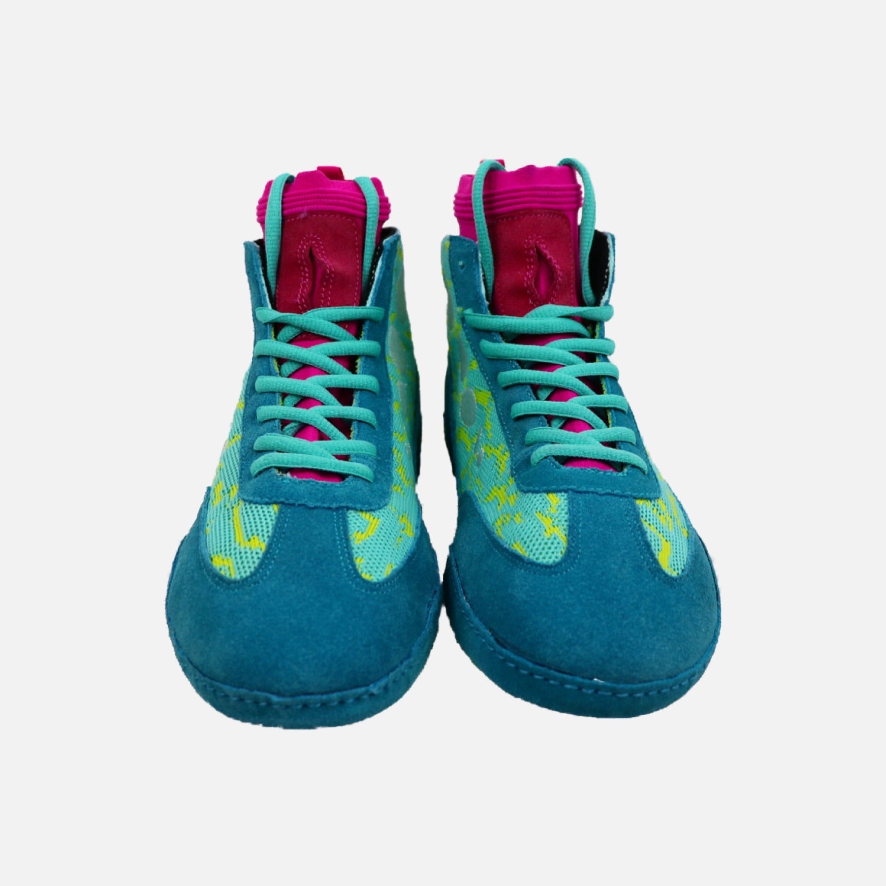 FFB Prelude "Teals" Wrestling Shoes - Funky Flickr Boyz Gear