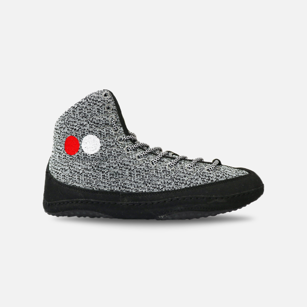 WB1.0 Wrestling Shoes - gray and black wrestling shoes