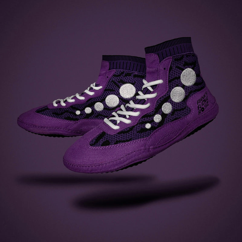 FFB Interlude "Grape" Wrestling Shoes Funky Flickr Boyz Gear