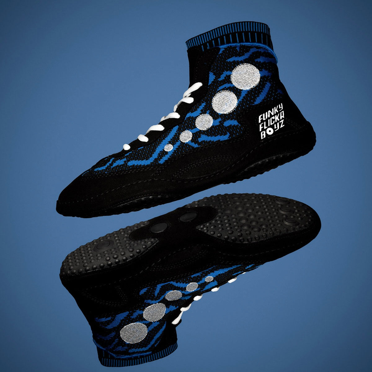 FFB Interlude "Royal" Wrestling Shoes - Funky Flickr Boyz Gear